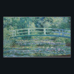 Claude Monet - Water Lilies and Japanese Bridge Rectangular Sticker<br><div class="desc">Water Lilies and Japanese Bridge by Claude Monet, 1899. Claude Monet was a founder of French Impressionist painting, and the most consistent and prolific practitioner of the movement's philosophy of expressing one's perceptions before nature, especially as applied to plein-air landscape painting. The term "Impressionism" is derived from the title of...</div>