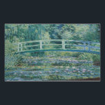 Claude Monet - Water Lilies and Japanese Bridge Rectangular Sticker<br><div class="desc">Water Lilies and Japanese Bridge by Claude Monet, 1899. Claude Monet was a founder of French Impressionist painting, and the most consistent and prolific practitioner of the movement's philosophy of expressing one's perceptions before nature, especially as applied to plein-air landscape painting. The term "Impressionism" is derived from the title of...</div>