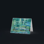 Claude Monet - Water Lilies And Japanese Bridge Thank You Card<br><div class="desc">Claude Monet - Water Lilies And Japanese Bridge (1899)</div>
