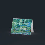Claude Monet - Water Lilies And Japanese Bridge Thank You Card<br><div class="desc">Claude Monet - Water Lilies And Japanese Bridge (1899)</div>