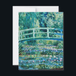 Claude Monet - Water Lilies And Japanese Bridge Thank You Card<br><div class="desc">Claude Monet - Water Lilies And Japanese Bridge (1899)</div>