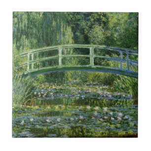 Claude Monet Water Lilies and Japanese Bridge Tile