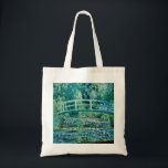 Claude Monet - Water Lilies And Japanese Bridge Tote Bag<br><div class="desc">Claude Monet - Water Lilies And Japanese Bridge (1899)</div>