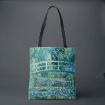 Claude Monet - Water Lilies And Japanese Bridge Tote Bag<br><div class="desc">Claude Monet - Water Lilies And Japanese Bridge (1899)</div>