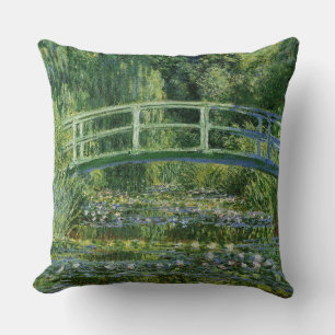 Claude Monet, Water Lilies and the Japanese Bridge Cushion