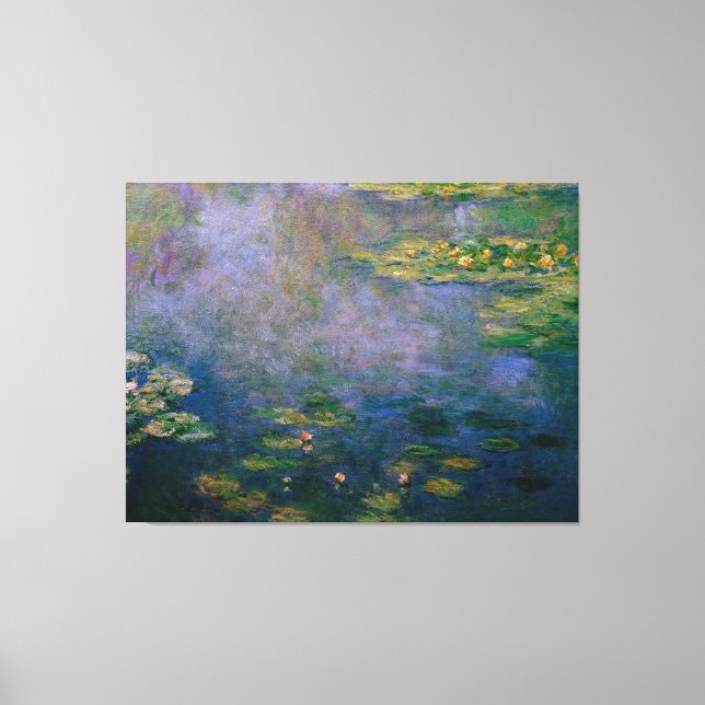 Claude Monet - Water Lilies Canvas Print (Front)
