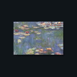 Claude Monet - Water Lilies Canvas Print<br><div class="desc">Water Lilies by Claude Monet, 1916. Claude Monet was a founder of French Impressionist painting, and the most consistent and prolific practitioner of the movement's philosophy of expressing one's perceptions before nature, especially as applied to plein-air landscape painting. The term "Impressionism" is derived from the title of his painting Impression,...</div>