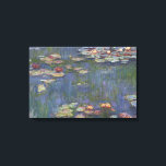Claude Monet - Water Lilies Canvas Print<br><div class="desc">Water Lilies by Claude Monet, 1916. Claude Monet was a founder of French Impressionist painting, and the most consistent and prolific practitioner of the movement's philosophy of expressing one's perceptions before nature, especially as applied to plein-air landscape painting. The term "Impressionism" is derived from the title of his painting Impression,...</div>