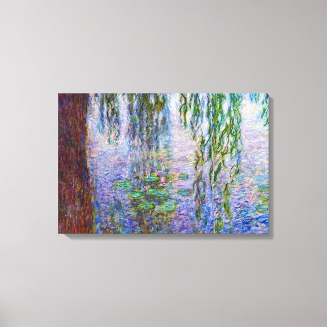 Claude Monet - Water Lilies Canvas Print (Front)