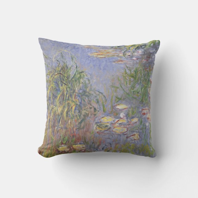 Claude Monet | Water-Lilies, Cluster of Grass Cushion (Front)