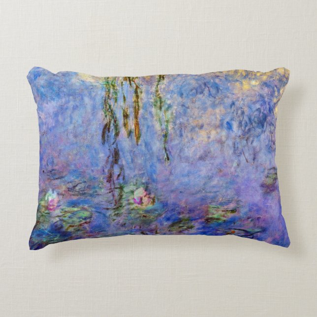 Claude Monet - Water Lilies Decorative Cushion (Front)