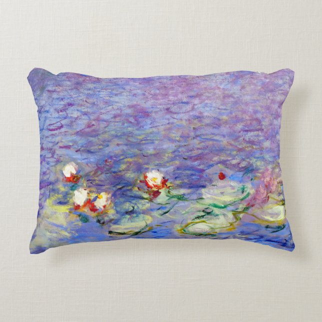 Claude Monet - Water Lilies Decorative Cushion (Front)