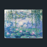 CLAUDE MONET - Water lilies Doormat<br><div class="desc">CLAUDE MONET - Water lilies
Oil on canvas; reproduction</div>