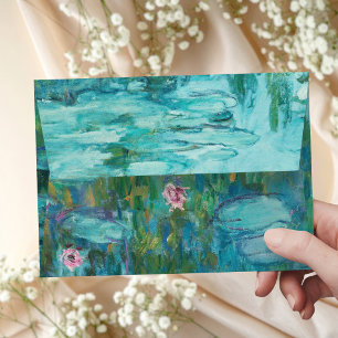 Claude Monet Water Lilies Envelope