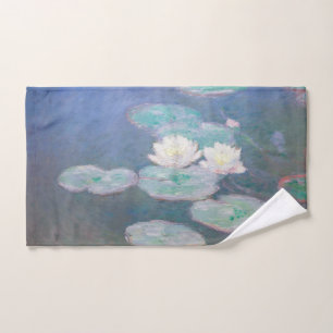 Claude Monet - Water Lilies, Evening Effect Bath Towel Set