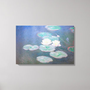Claude Monet - Water Lilies, Evening Effect Canvas Print