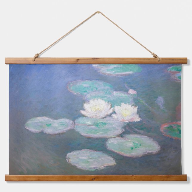 Claude Monet - Water Lilies, Evening Effect Hanging Tapestry (Front)