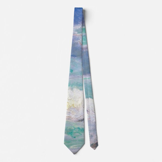 Claude Monet - Water Lilies, Evening Effect Tie (Front)
