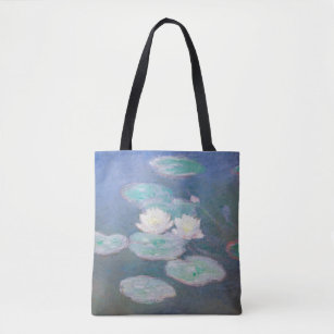 Claude Monet - Water Lilies, Evening Effect Tote Bag
