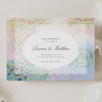Claude Monet Water Lilies Fine Art Lace