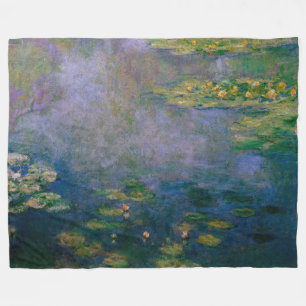 Claude Monet - Water Lilies  Fleece Blanket