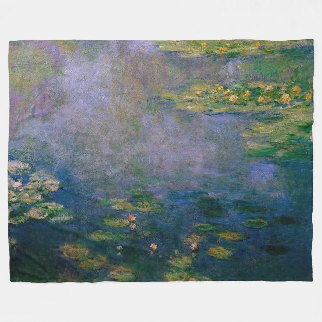 Claude Monet - Water Lilies  Fleece Blanket (Front (Horizontal))