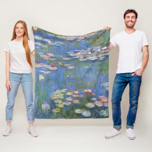 Claude Monet // Water Lilies Fleece Blanket