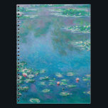 Claude Monet. Water Lilies. French impressionism Notebook<br><div class="desc">Claude Monet "Water Lilies" notebook.</div>