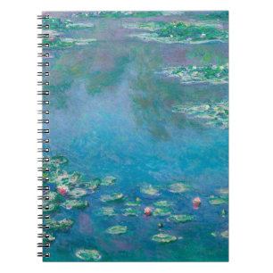 Claude Monet. Water Lilies. French impressionism Notebook