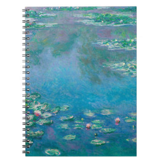 Claude Monet. Water Lilies. French impressionism Notebook
