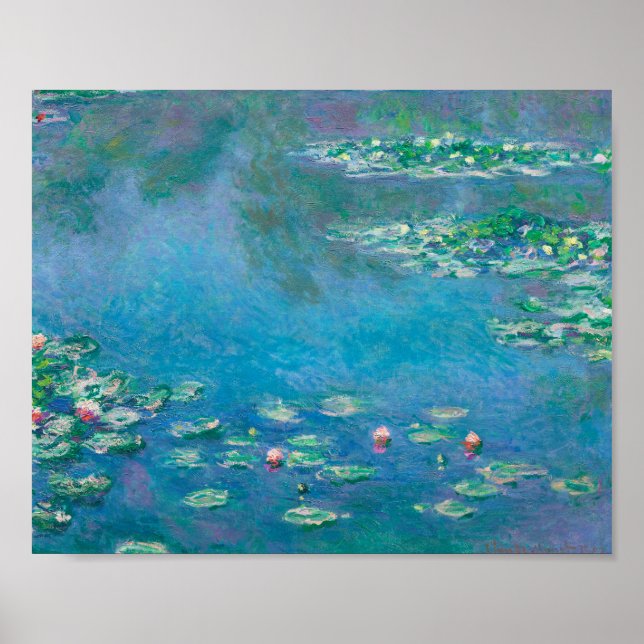 Claude Monet. Water Lilies. French impressionism Poster (Front)