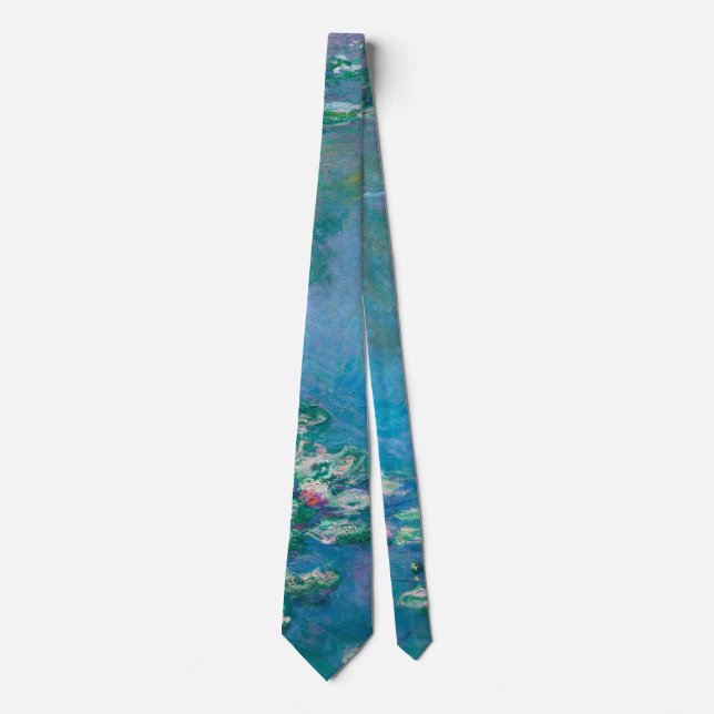 Claude Monet. Water Lilies. French impressionism Tie (Front)