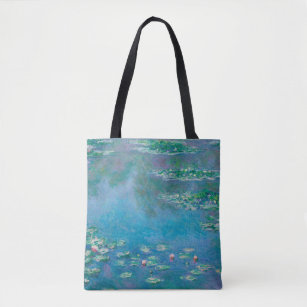 Claude Monet. Water Lilies. French impressionism Tote Bag