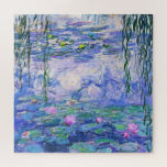 Claude Monet Water Lilies French Impressionist Art Jigsaw Puzzle<br><div class="desc">Claude Monet Water Lilies French Impressionist Art
Water Lilies (or Nympheas ) is a series of approximately 250 oil paintings by French Impressionist Claude Monet. The paintings depict Monet's flower garden at Giverny.</div>