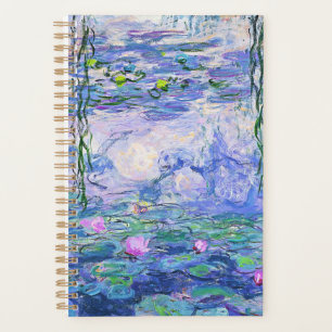Claude Monet Water Lilies French Impressionist Art Planner