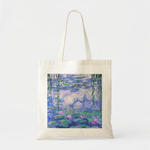 Claude Monet Water Lilies French Impressionist Art Tote Bag