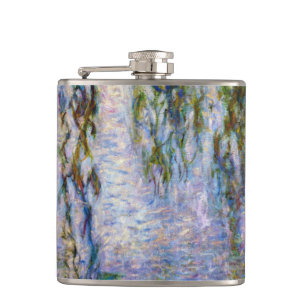 Claude Monet - Water Lilies Hip Flask