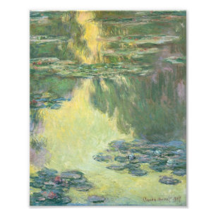 Claude Monet Water Lilies Impressionist Painting Photo Print
