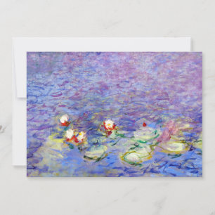 Claude Monet - Water Lilies Invitation