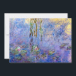 Claude Monet - Water Lilies Invitation<br><div class="desc">Water Lilies / Nympheas by Claude Monet in 1916-1919</div>