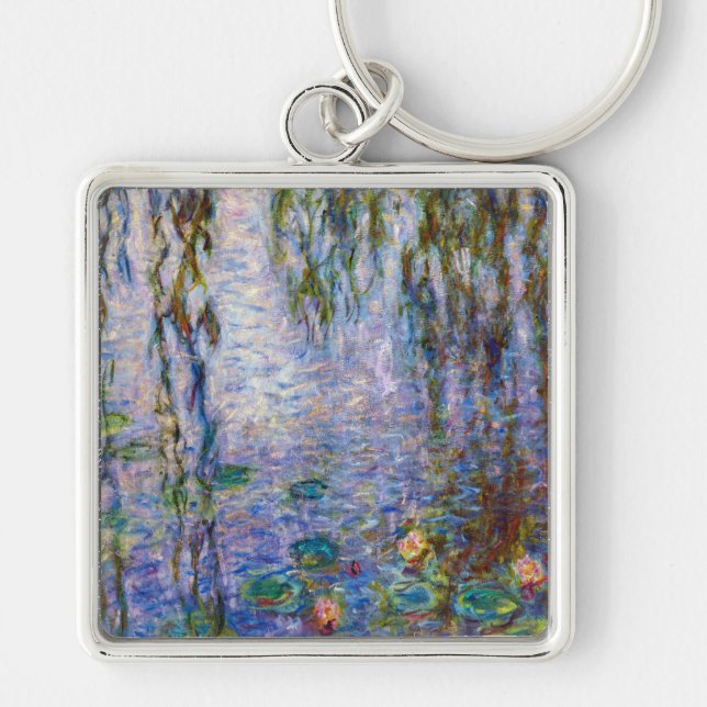 Claude Monet - Water Lilies Key Ring (Front)