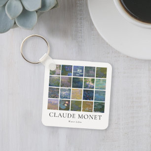 Claude Monet Water Lilies Key Ring