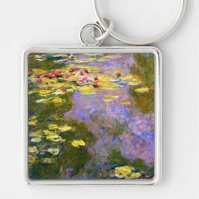 Claude Monet: Water Lilies Key Ring (Front)
