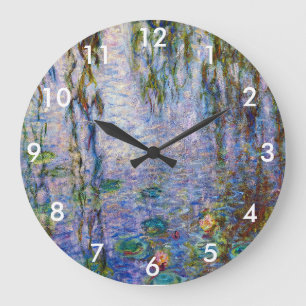 Claude Monet - Water Lilies Large Clock