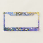 Claude Monet - Water Lilies Licence Plate Frame<br><div class="desc">Water Lilies / Nympheas by Claude Monet in 1916-1919</div>