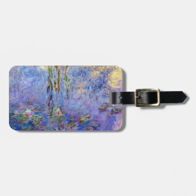 Claude Monet - Water Lilies Luggage Tag (Front Horizontal)