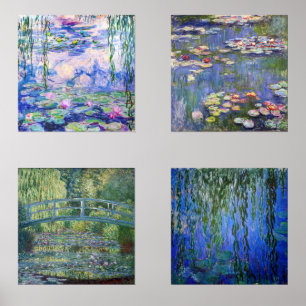 Claude Monet Water Lilies Masterpieces Selection