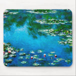 Claude Monet-Water-Lilies Mouse Pad<br><div class="desc">Water-Lilies made in 1906,  is one of Claude Monet’s most famous paintings.An elegant mouse pad with varieties of blue, green and yellow for Impressionism lovers and everyone who appreciates real fine art.</div>