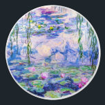 Claude Monet - Water Lilies / Nympheas 1919 Ceramic Knob<br><div class="desc">Water Lilies / Nympheas (W.1852) - Claude Monet,  Oil on Canvas,  1916-1919</div>