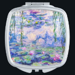 Claude Monet - Water Lilies / Nympheas 1919 Compact Mirror<br><div class="desc">Water Lilies / Nympheas (W.1852) - Claude Monet,  Oil on Canvas,  1916-1919</div>